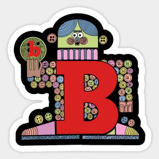 The Letter People: Mr. B Sticker